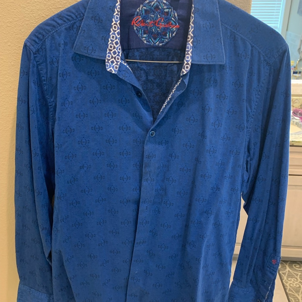 Lightly wore Robert Graham 2XL dress shirt